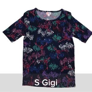 LuLaRoe Disney Gigi Top Dr. Facilier Print - Size Small